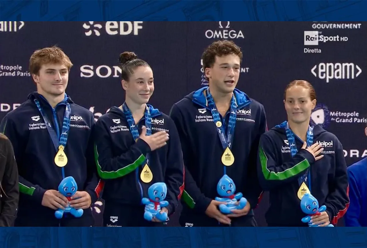 Oro nei tuffi e argento nel nuoto artistico, l'Italia parte bene agli Europei